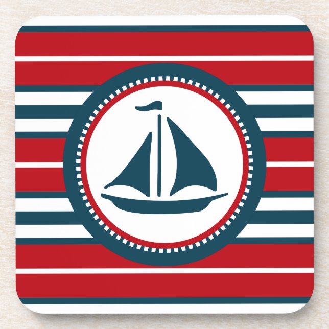Nautical design coaster (Front)