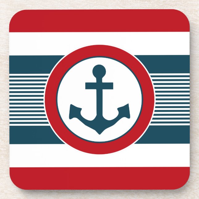 Nautical design coaster (Front)