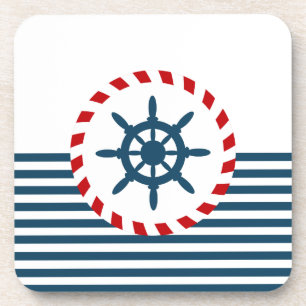 Nautical design coaster