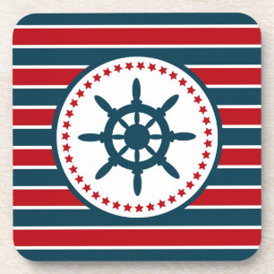 Nautical design coaster