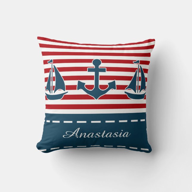 Nautical design cushion (Front)