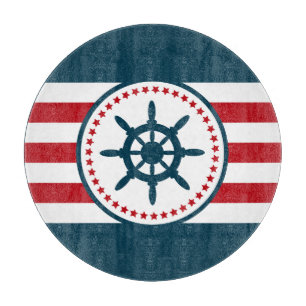 Nautical design cutting board