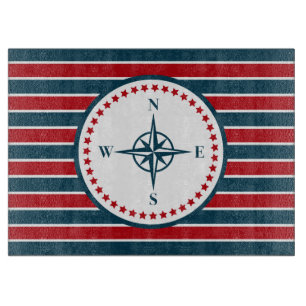 Nautical design cutting board