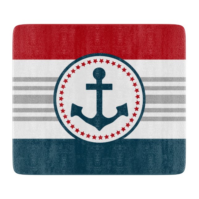 Nautical design cutting board (Front)