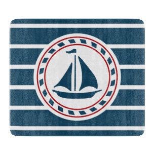 Nautical design cutting board