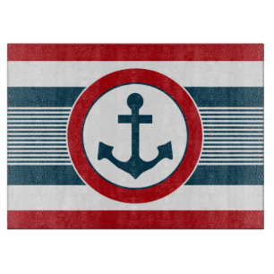 Nautical design cutting board