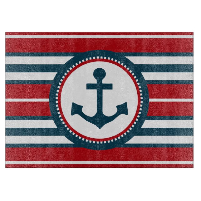 Nautical design cutting board (Front)