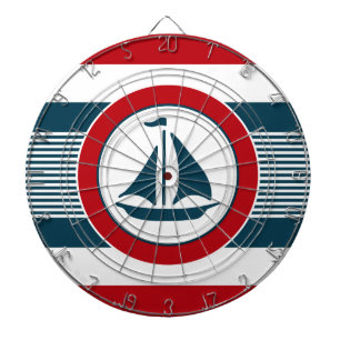 Nautical design dartboard