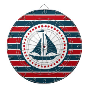 Nautical design dartboard
