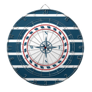 Nautical design dartboard