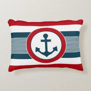 Nautical design decorative cushion