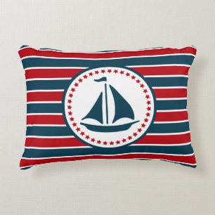 Nautical design decorative cushion