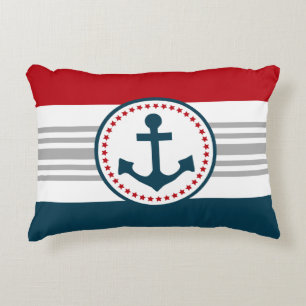 Nautical design decorative cushion
