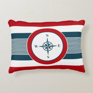 Nautical design decorative cushion