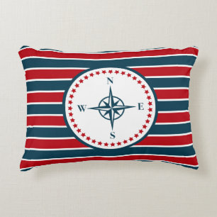Nautical design decorative cushion