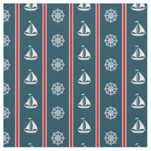 Nautical design fabric