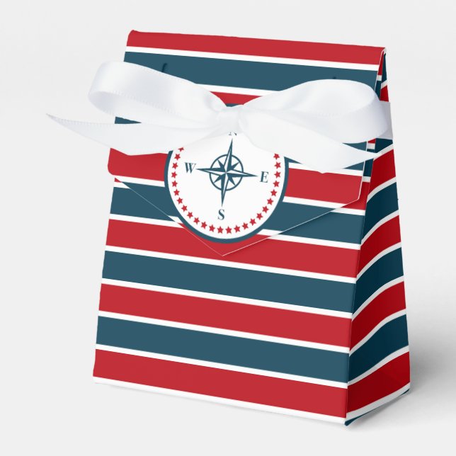 Nautical design favour box (Front Side)