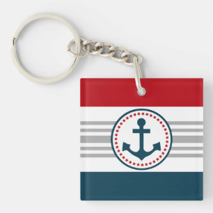 Nautical design key ring