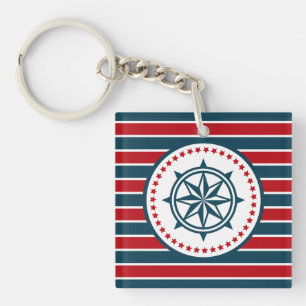 Nautical design key ring