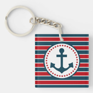 Nautical design key ring