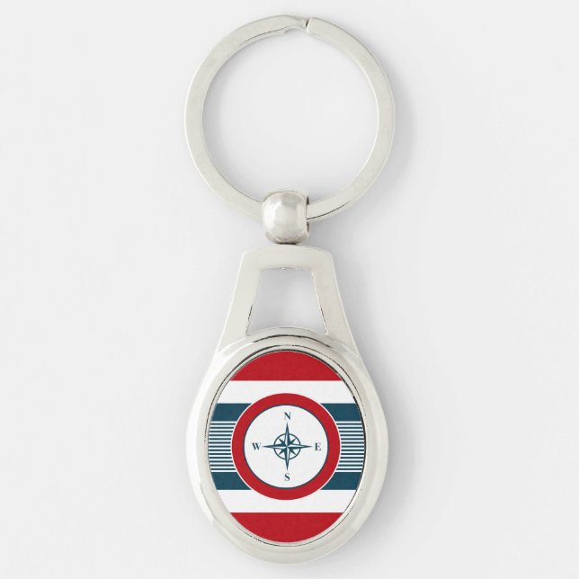 Nautical design key ring (Front)