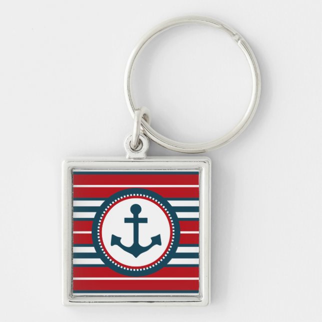 Nautical design key ring (Front)