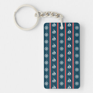 Nautical design key ring