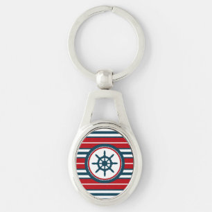 Nautical design key ring