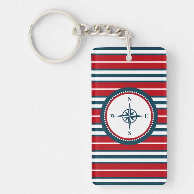 Nautical design key ring (Front)