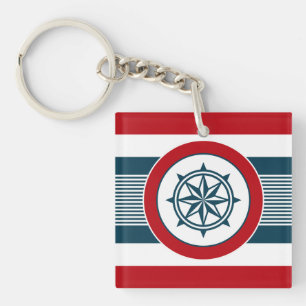 Nautical design key ring