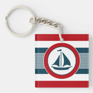 Nautical design key ring