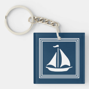 Nautical design key ring