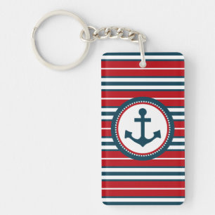 Nautical design key ring