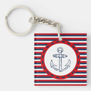 Nautical design key ring