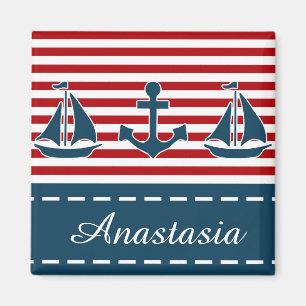 Nautical design magnet