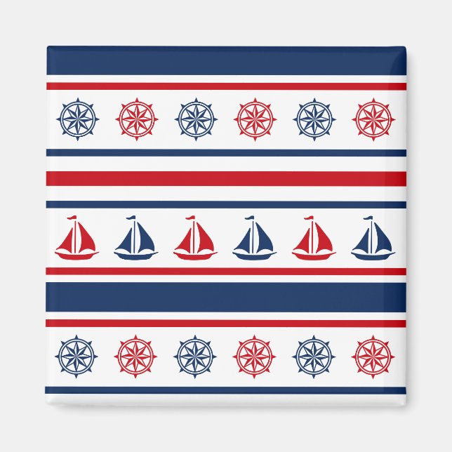 Nautical design magnet (Front)