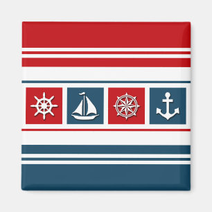 Nautical design magnet