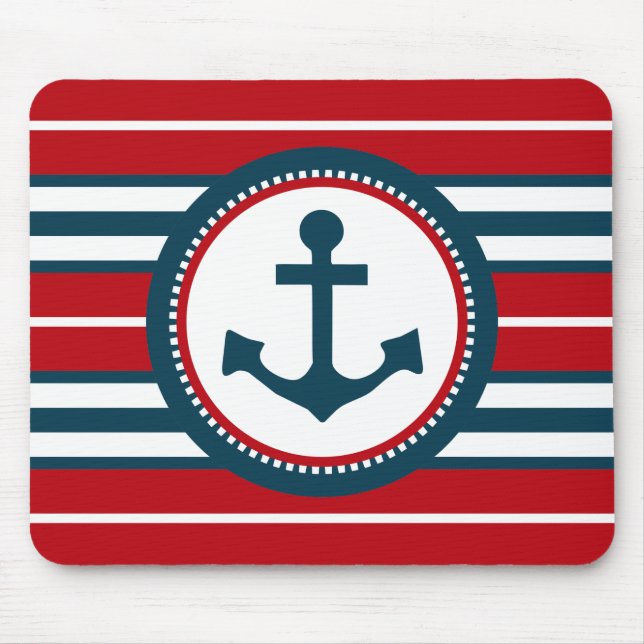 Nautical design mouse pad (Front)