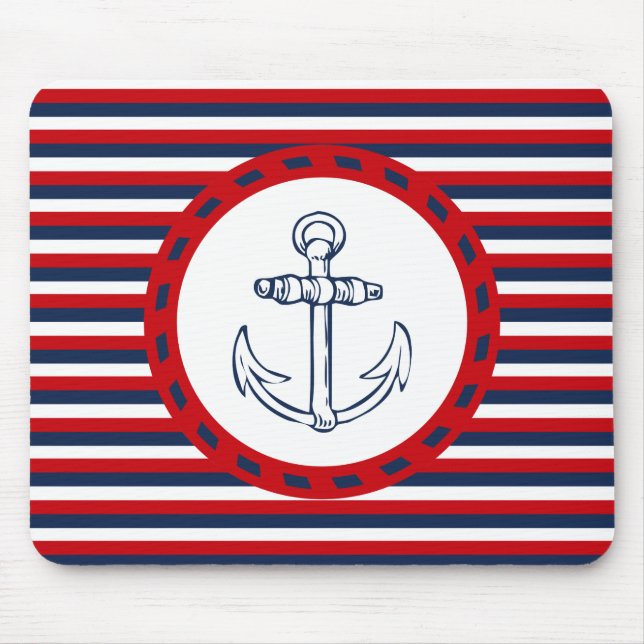Nautical design mouse pad (Front)