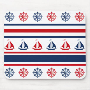 Nautical design mouse pad