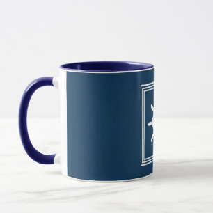 Nautical design mug