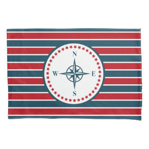 Nautical design pillowcase
