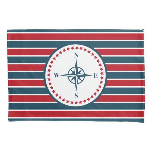 Nautical design pillowcase (Front)