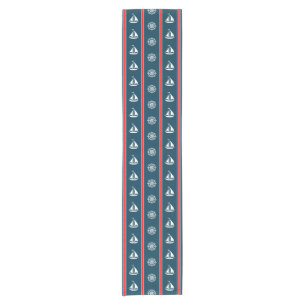 Nautical design short table runner