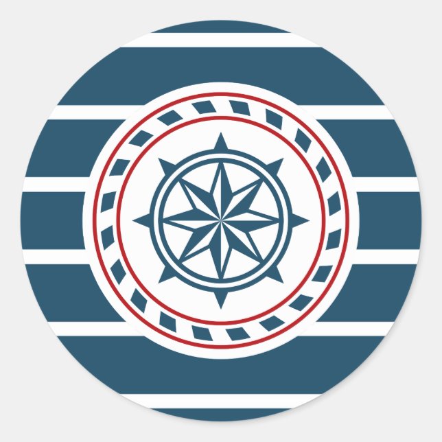 Nautical design sticker (Front)
