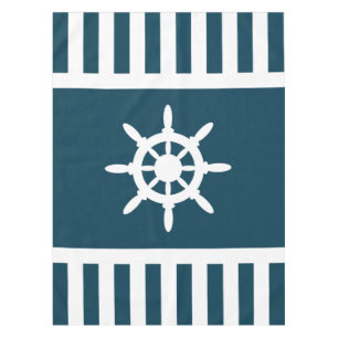 Nautical design tablecloth
