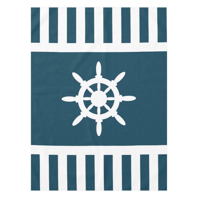Nautical design tablecloth (Front)