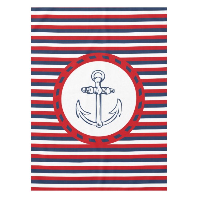Nautical design tablecloth (Front)