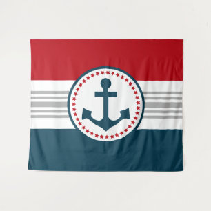 Nautical design tapestry