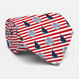 Nautical design tie